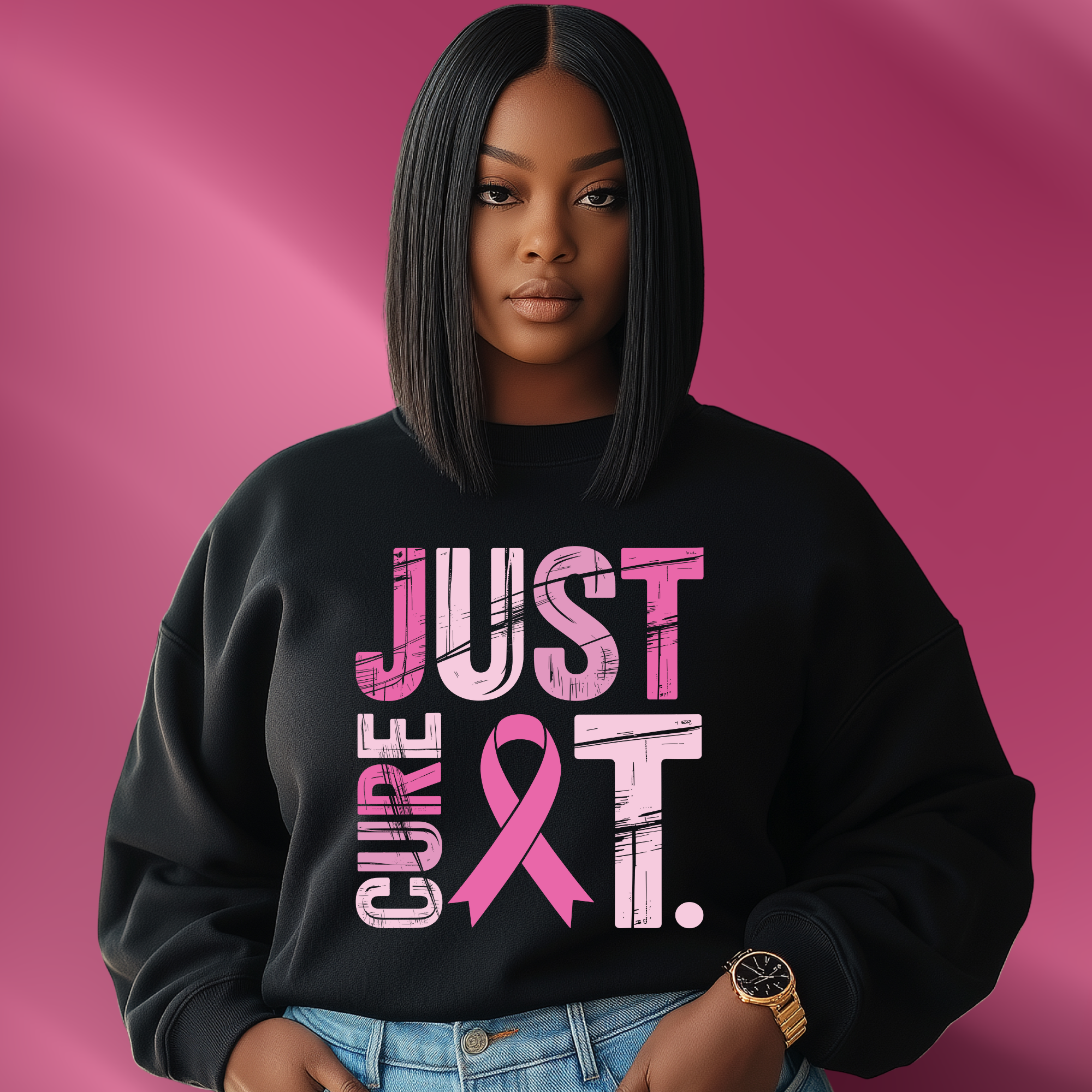 Cancer Awareness Sweatshirt - Just Cure It